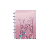 A5 Note AM featuring a cute pink giraffe design, perfect for animal lovers to stay organized and express creativity.